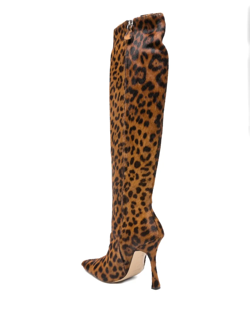 Blumarine Laarzen met luipaardprint Bruin