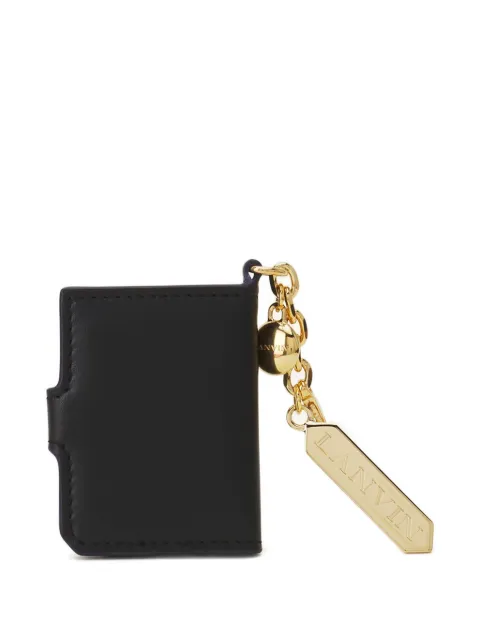 Lanvin leather keyring cardholder