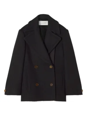 DRIES VAN NOTEN double-breasted wool-blend Jacket | Black | FARFETCH