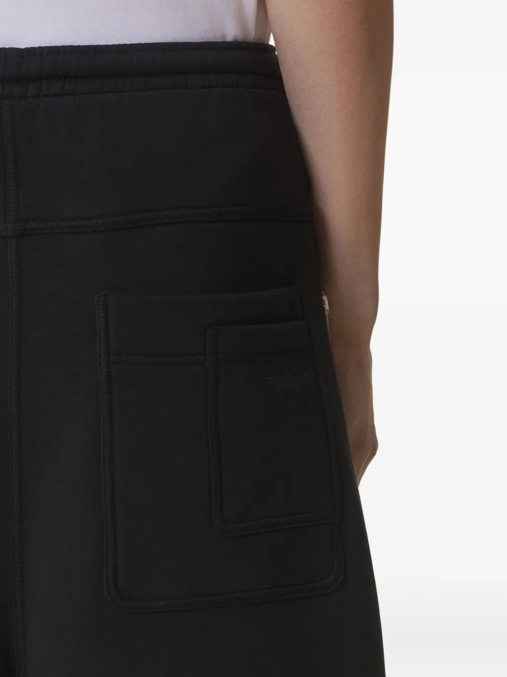 Lanvin Broek met trekkoord Zwart