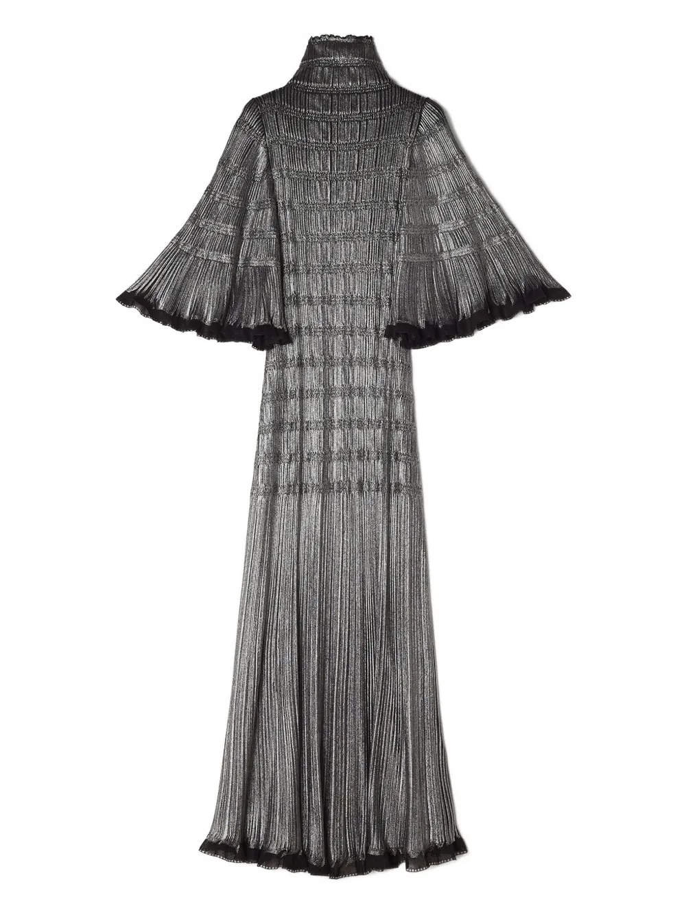 Lanvin High-neck Maxi Dress In Black