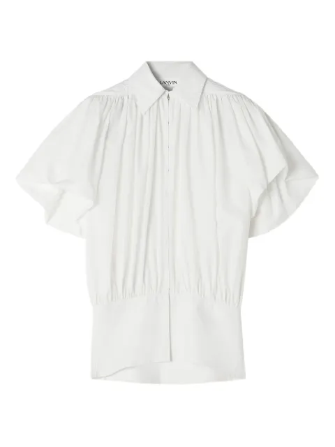 Lanvin blusa con mangas farol