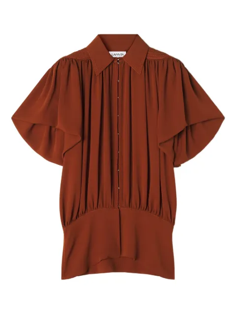 Lanvin توب بأزرار وأكمام منفوشة