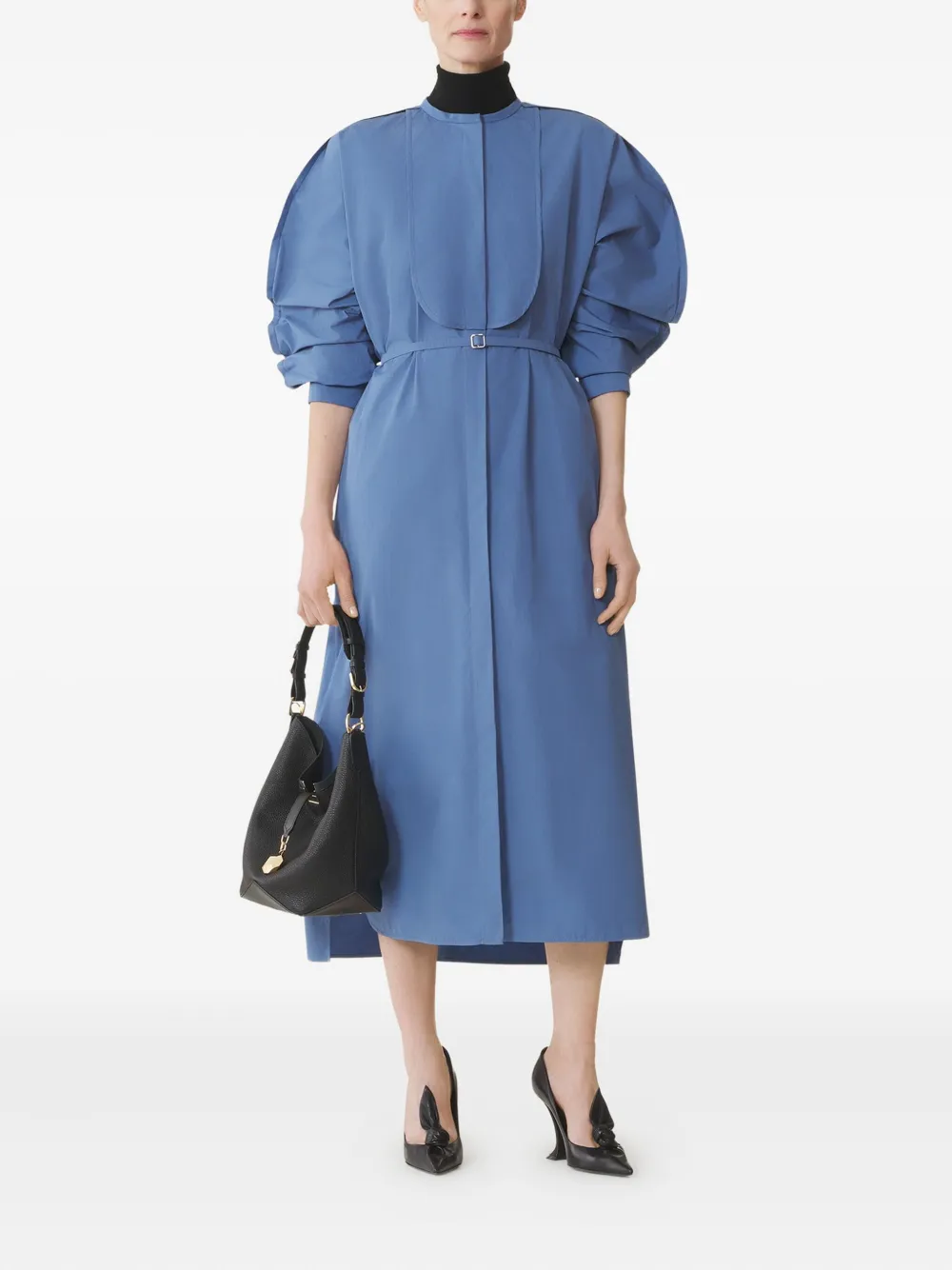 Lanvin Midi-jurk met ceintuur - Blauw