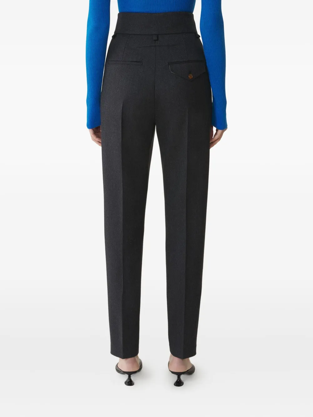 Lanvin High waist pantalon Zwart