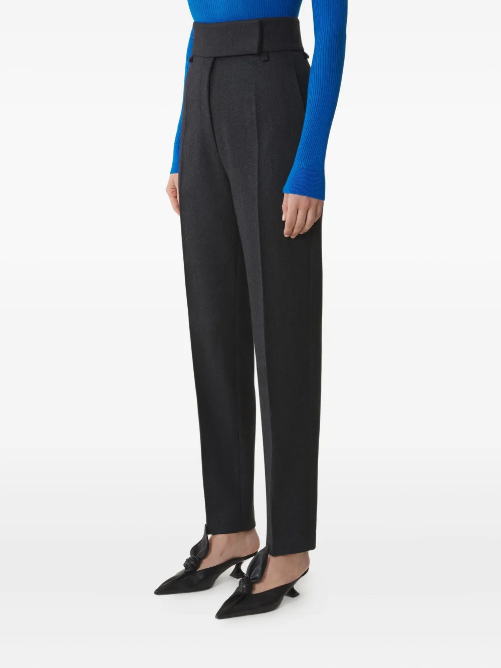 Lanvin High waist pantalon Zwart