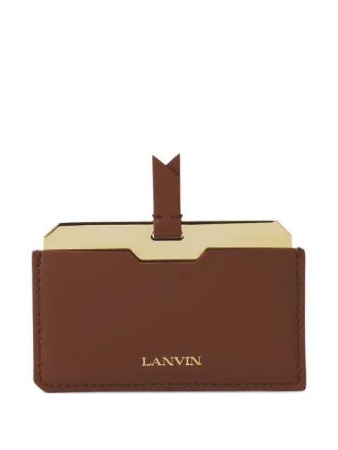 Lanvin tarjetero con costuras