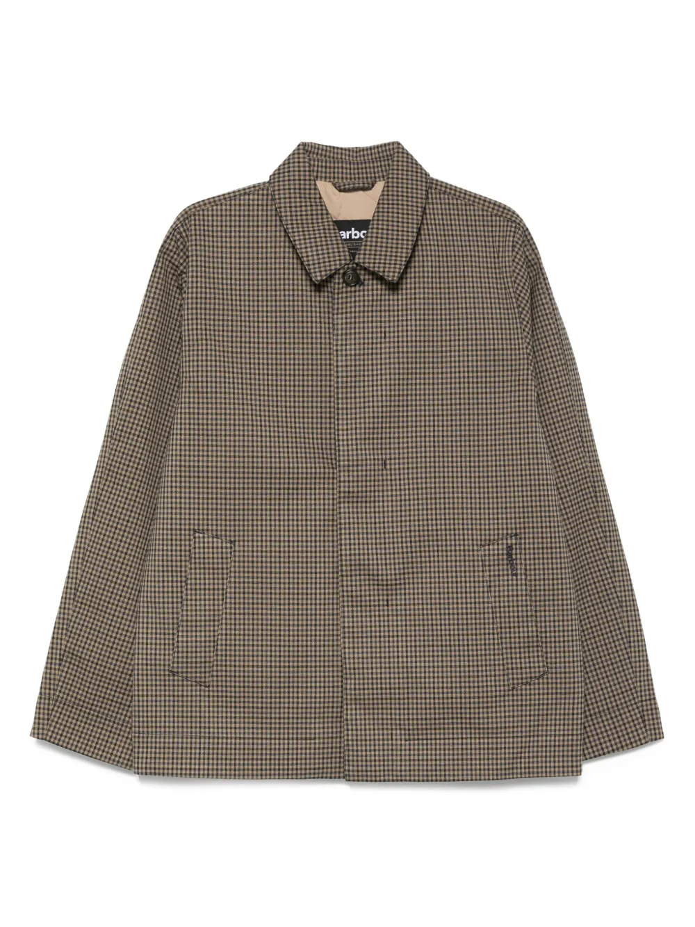 Barbour Geruit shirtjack Blauw