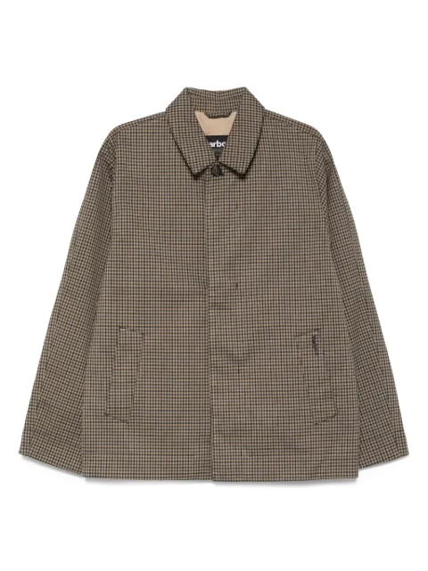 Barbour checked shirt jacket