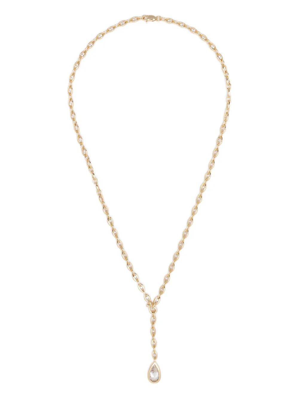 Apm Monaco Y-drop Éclat Adjustable Necklace In Gold
