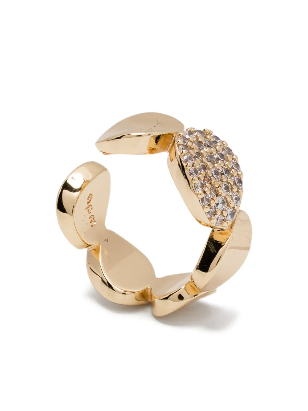 APM Monaco Galet ear cuff | Gold | Image 1