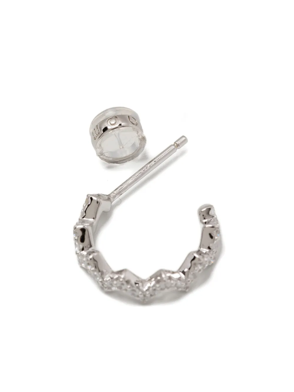 APM Monaco Up and Down oorbellen - Zilver