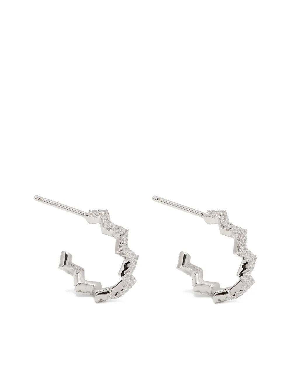 Apm Monaco Up And Down Earrings In Metallic
