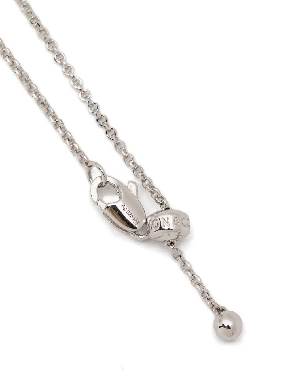 APM Monaco Pearl Blossom verstelbare halsketting - Zilver