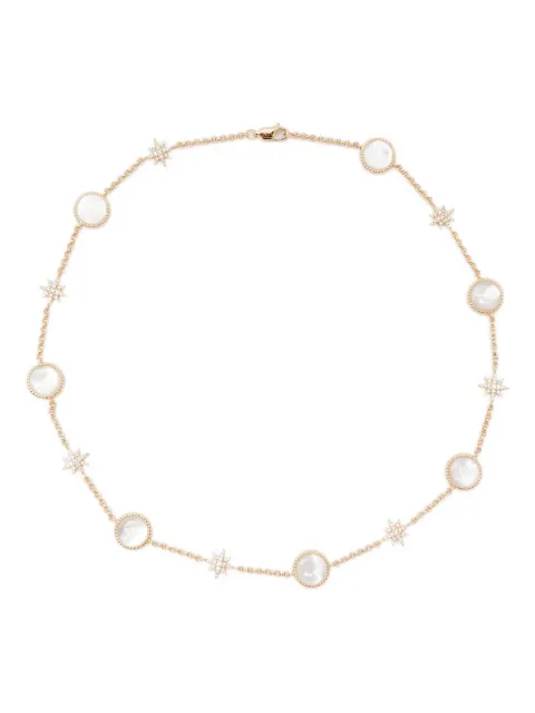 APM Monaco nacre météorites necklace