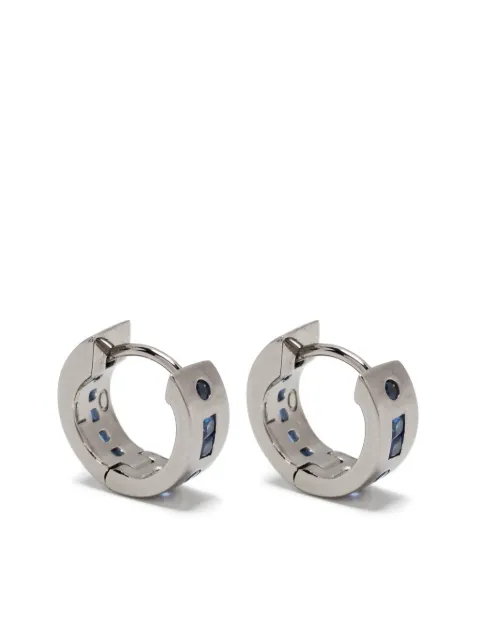 APM Monaco Love morse code huggie earrings