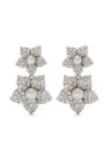 APM Monaco pearl blossom earrings - Silver