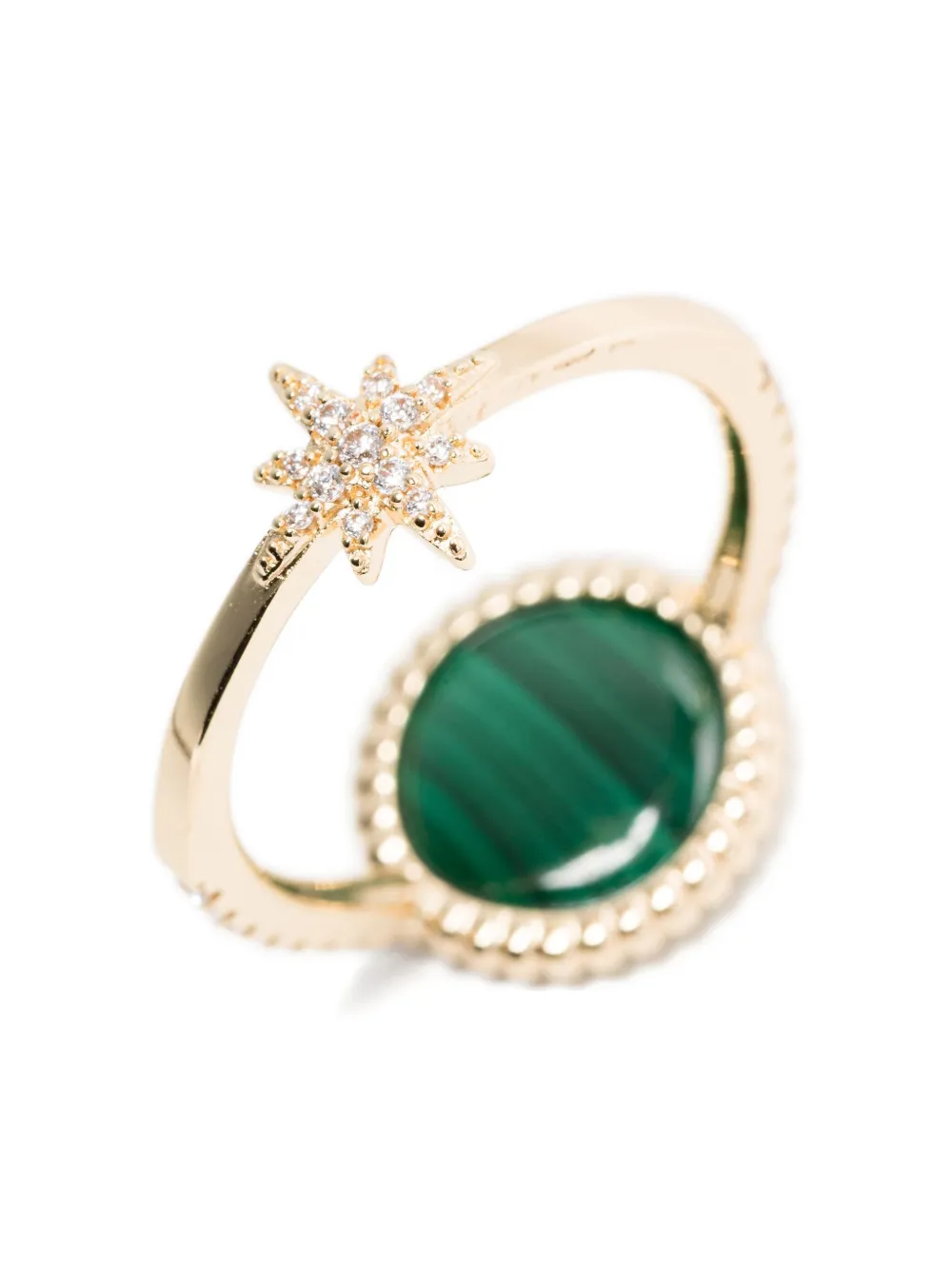 APM Monaco Malachite Météorites ring - Goud