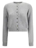 KHAITE Everheart button-front cashmere cardigan - Grey