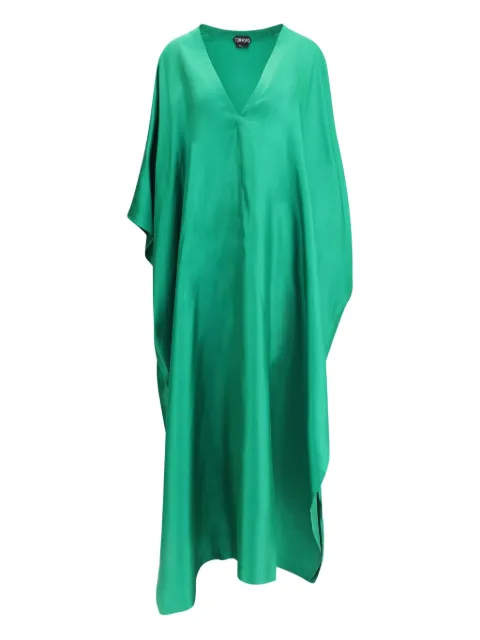 TOM FORD V-neck silk maxi dress