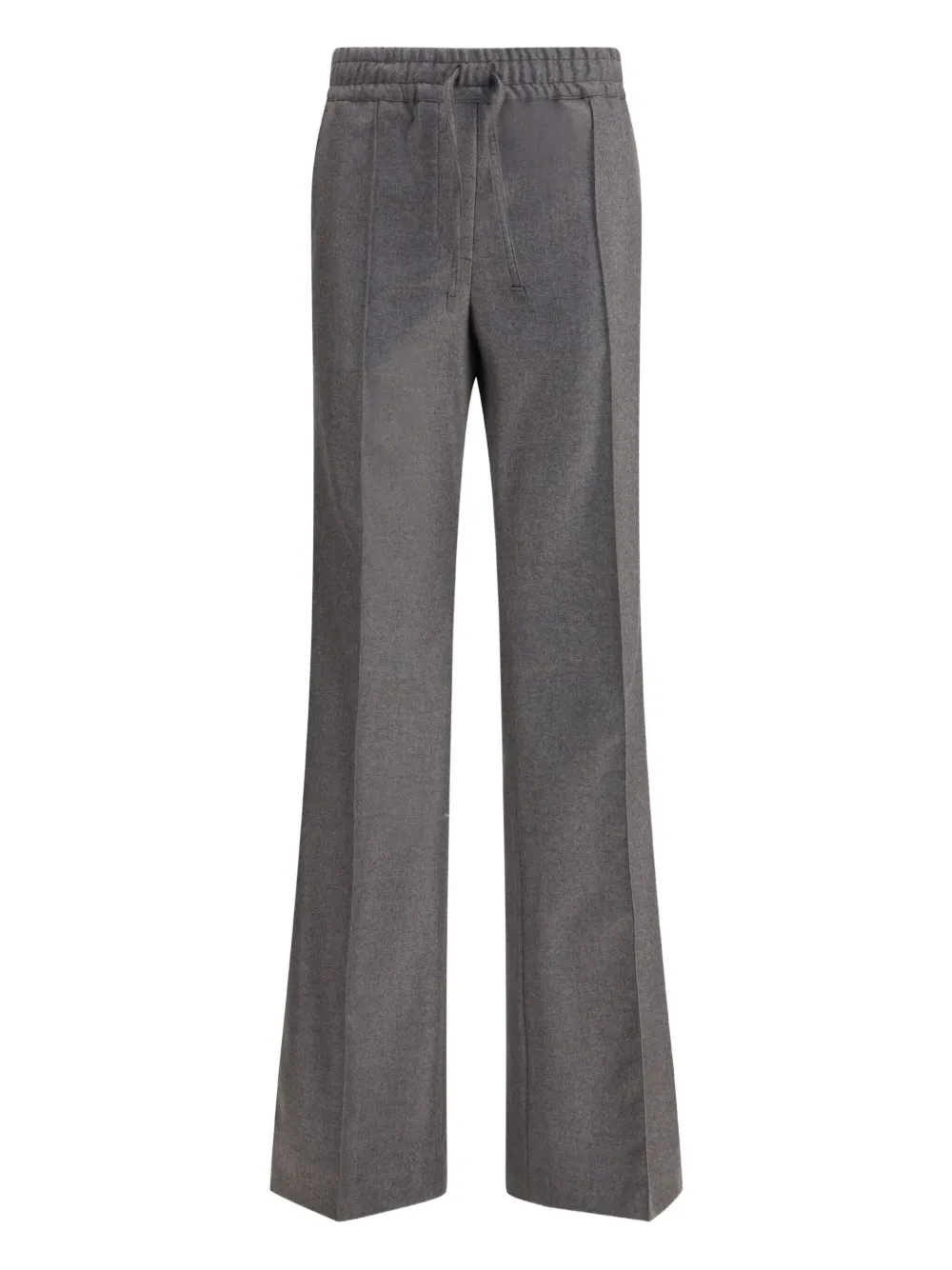 TOM FORD elasticated-waistband cashmere trousers Grijs