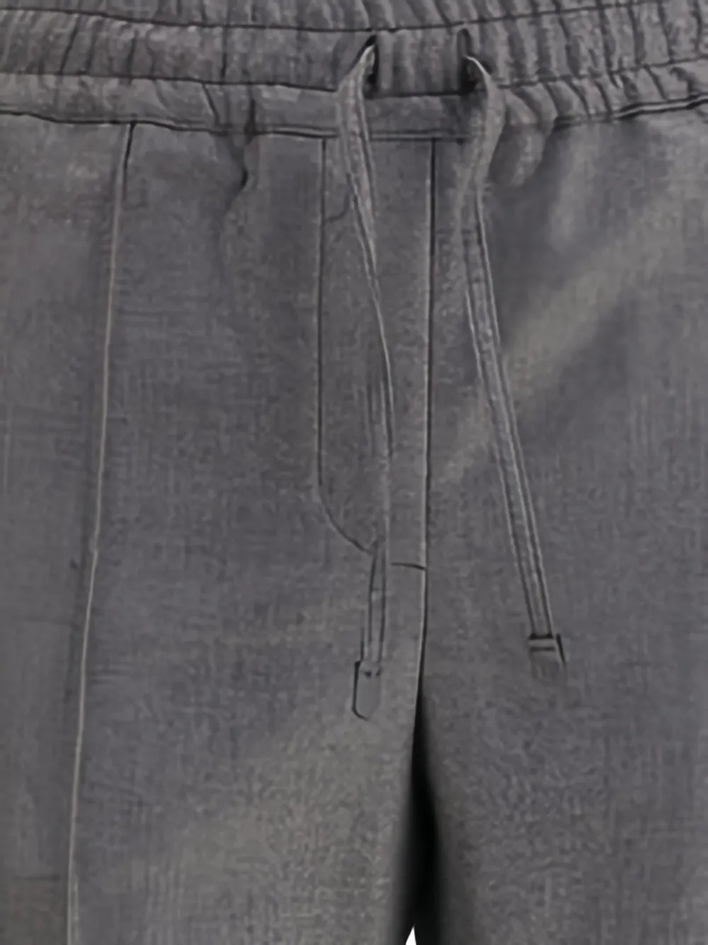TOM FORD elasticated-waistband cashmere trousers - Grijs