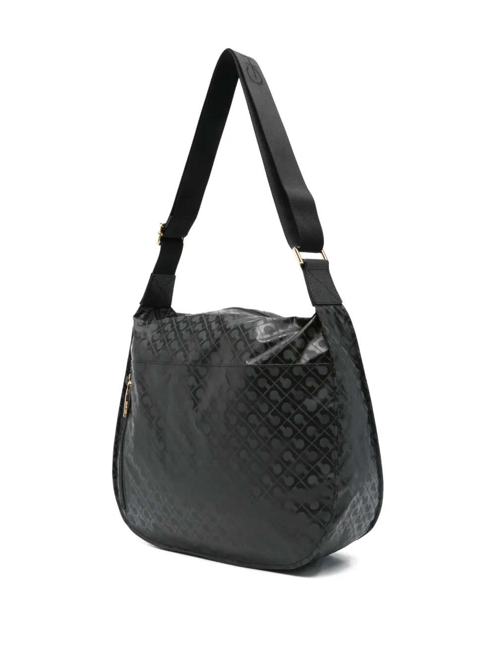 Gherardini Monogram-pattern Satchel Bag In Gray