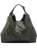 Gherardini monogram-pattern shoulder bag - Green