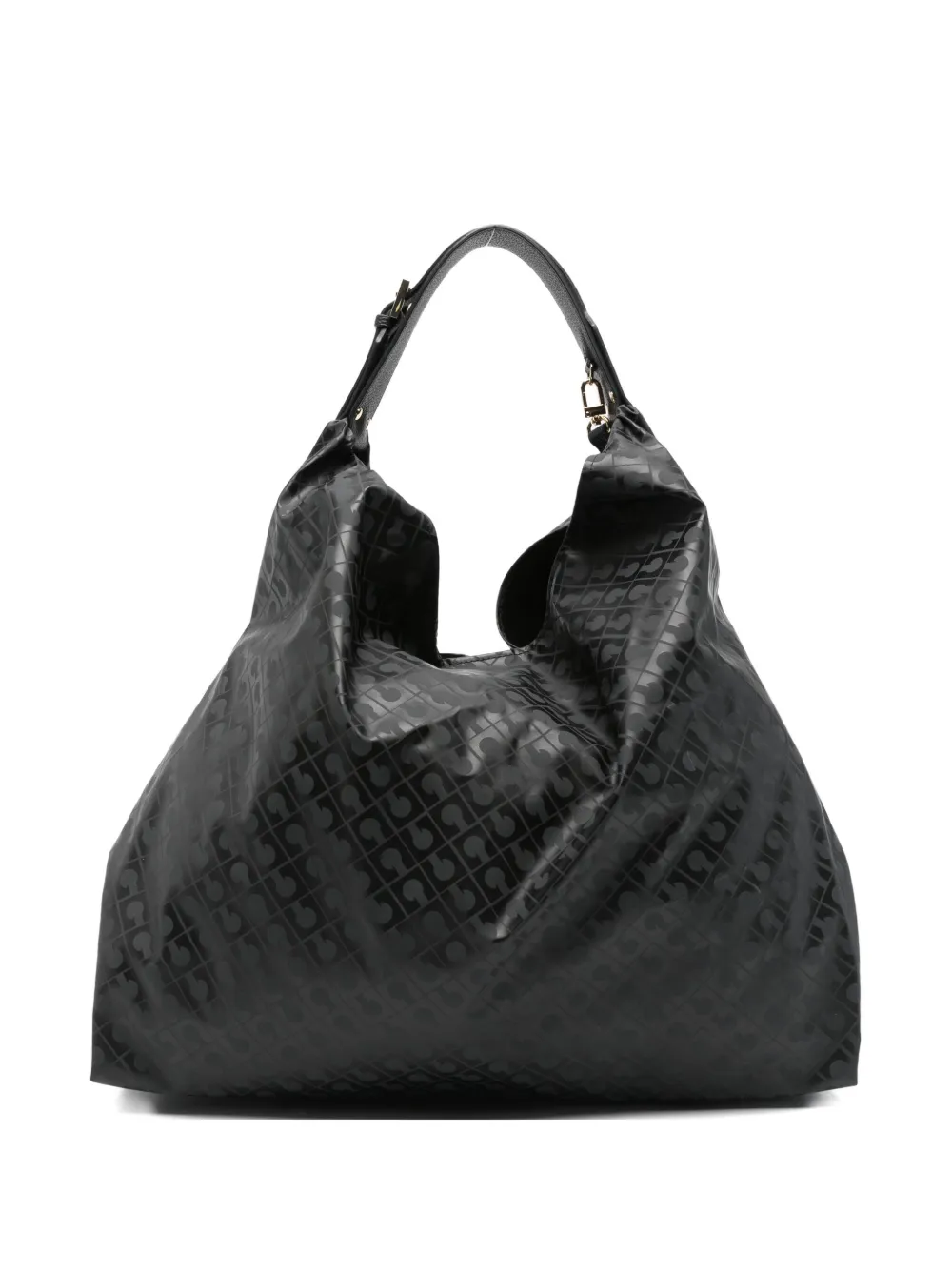Gherardini Monogram-pattern Shoulder Bag In Gray