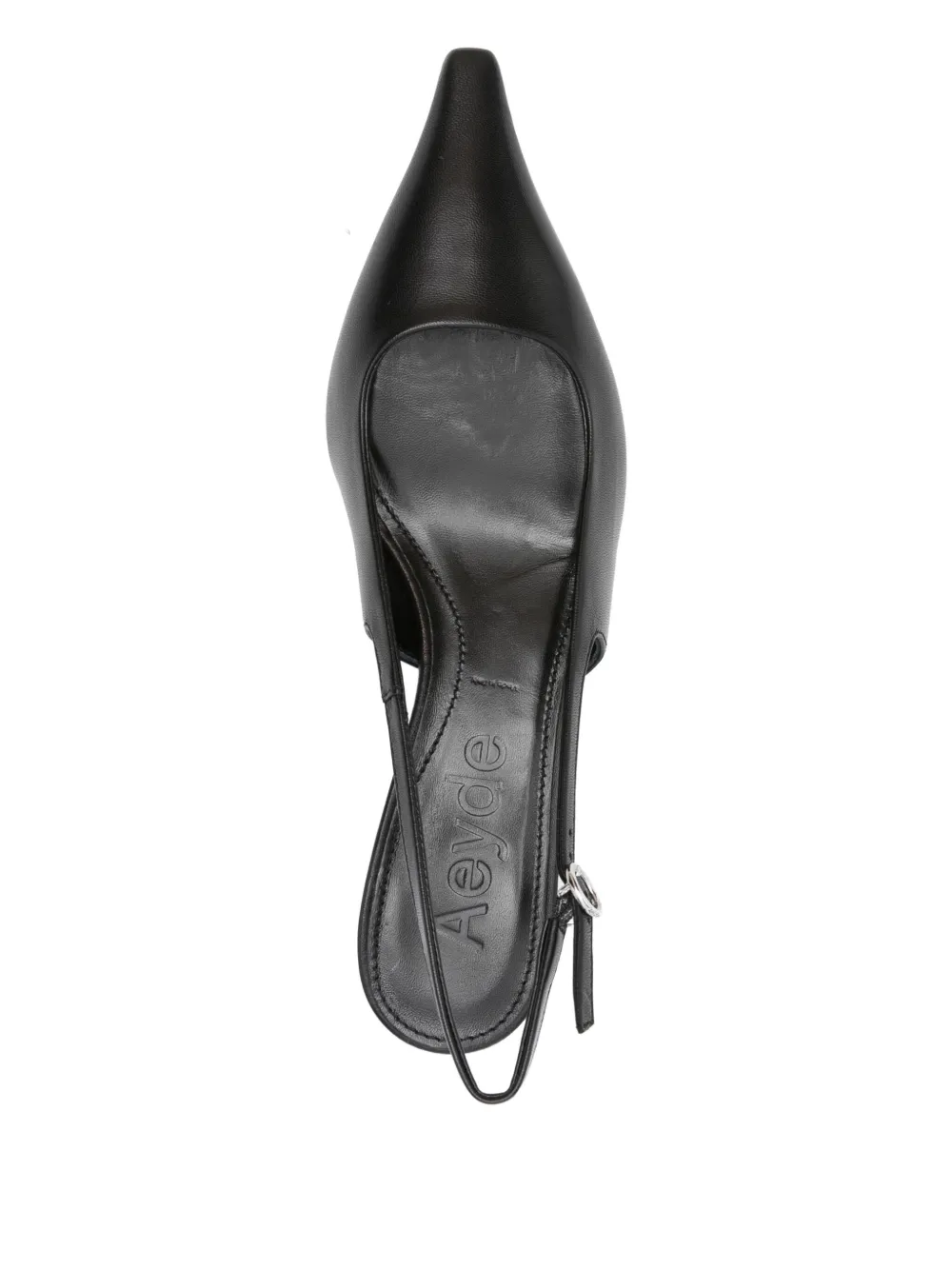 Aeyde 35mm Catrina slingback pointed-toe pumps Black