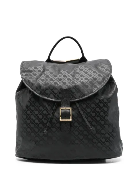 Gherardini buckle-fastening logo backpack