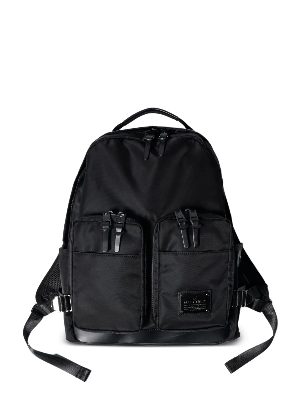 Makavelic double-pocket backpack | Black | Image 1