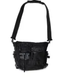 Makavelic drawstring-fastening shoulder bag - Black