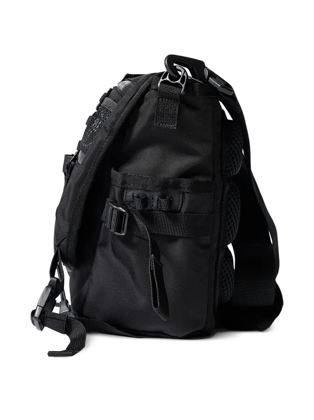 Makavelic Drawstring-fastening Shoulder Bag In Black