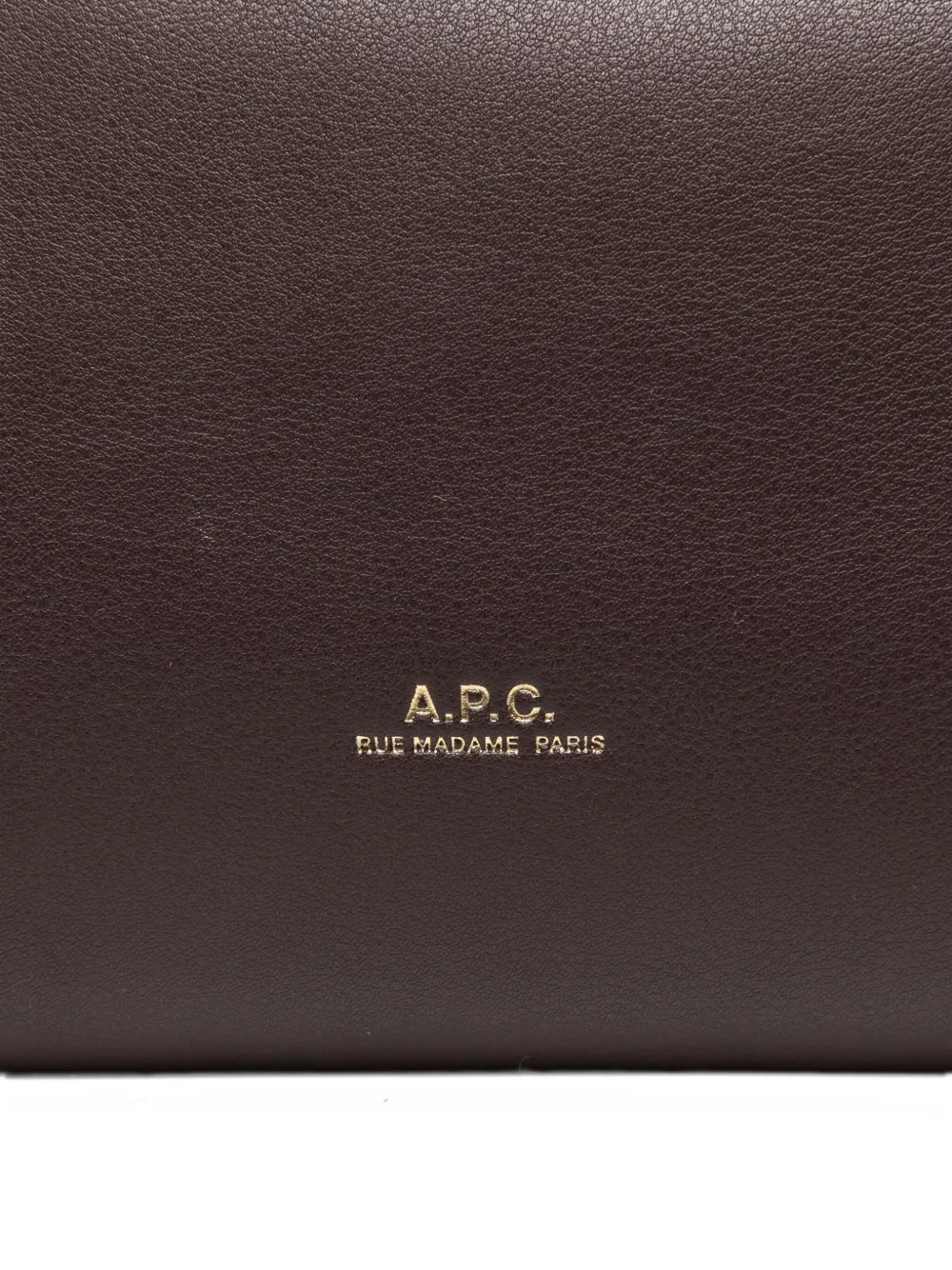 A.P.C. Ninon drawstring cross body bag Bruin