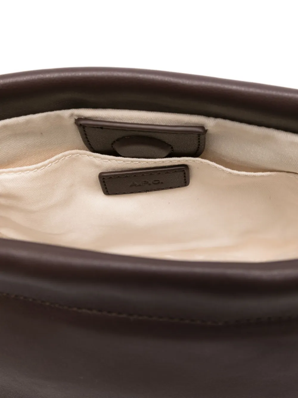 A.P.C. Ninon drawstring cross body bag Bruin