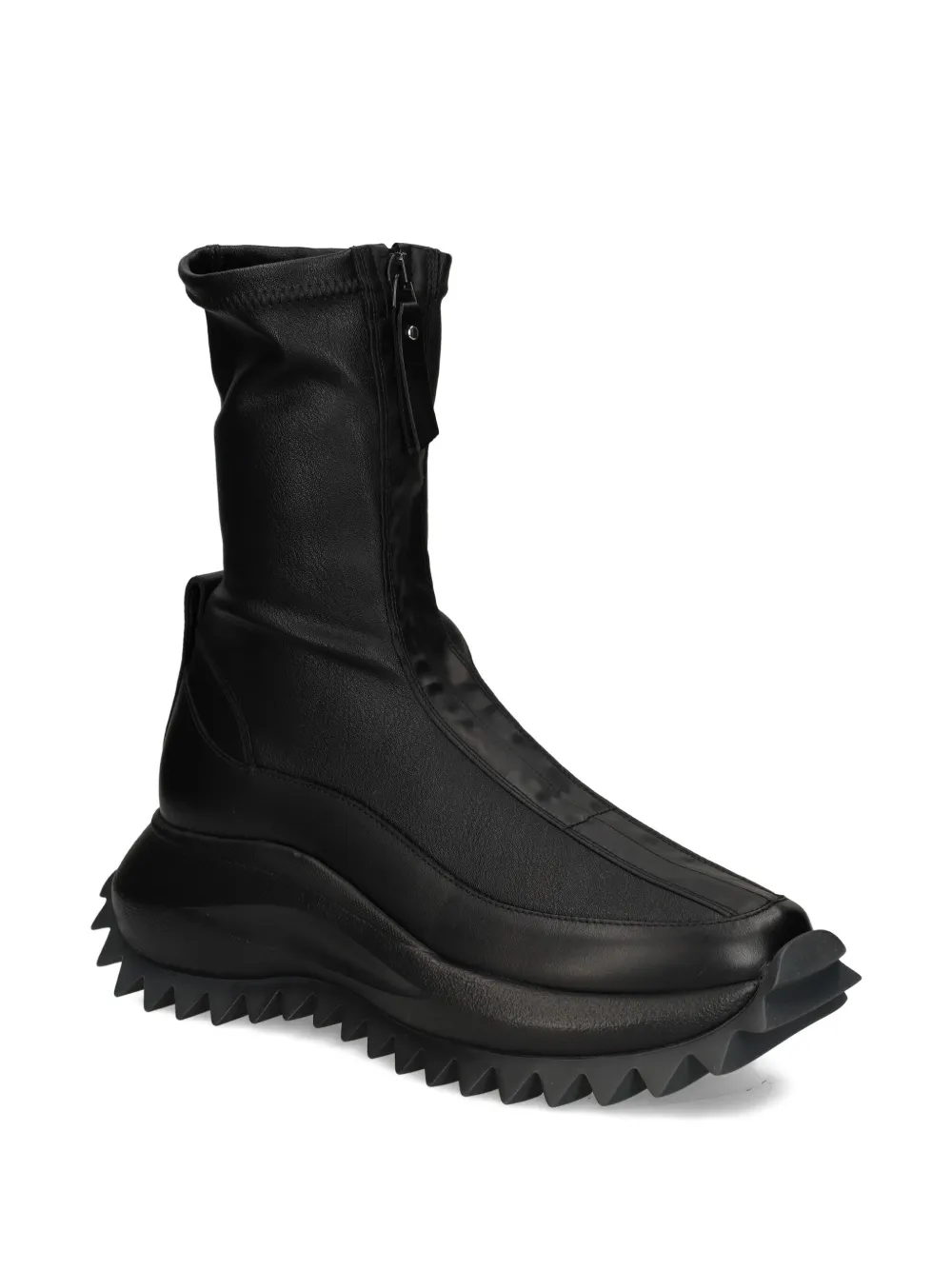 Vic Matie zip-detail ankle boots Black