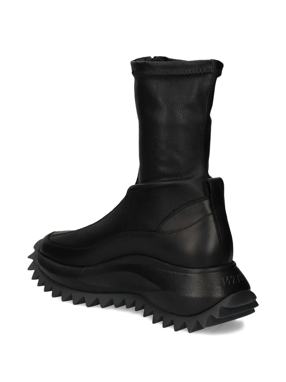 Vic Matie zip-detail ankle boots Black