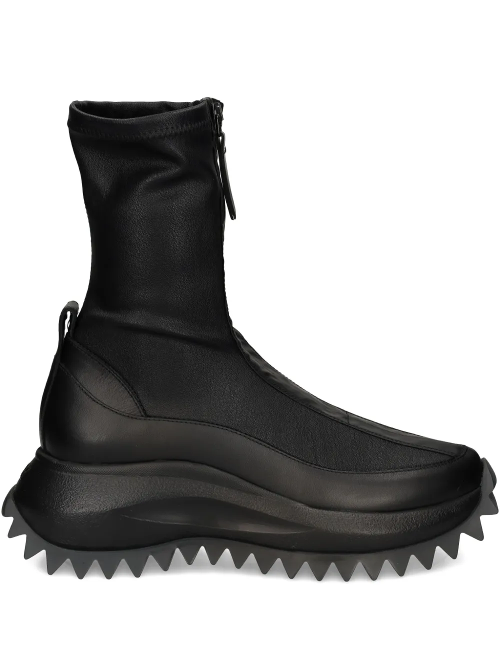 Vic Matie zip-detail ankle boots Black