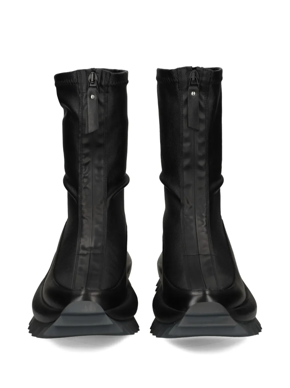 Vic Matie zip-detail ankle boots Black