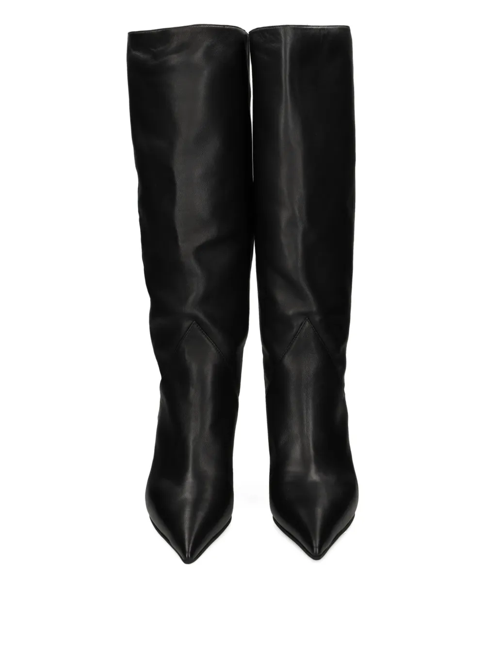 Vic Matie 75mm pointed-toe knee boots Black