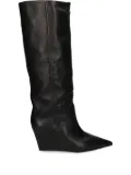 Vic Matie 75mm pointed-toe knee boots - Black