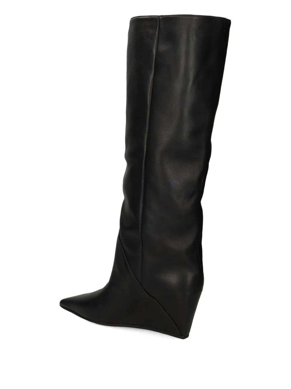 Vic Matie 75mm pointed-toe knee boots Black