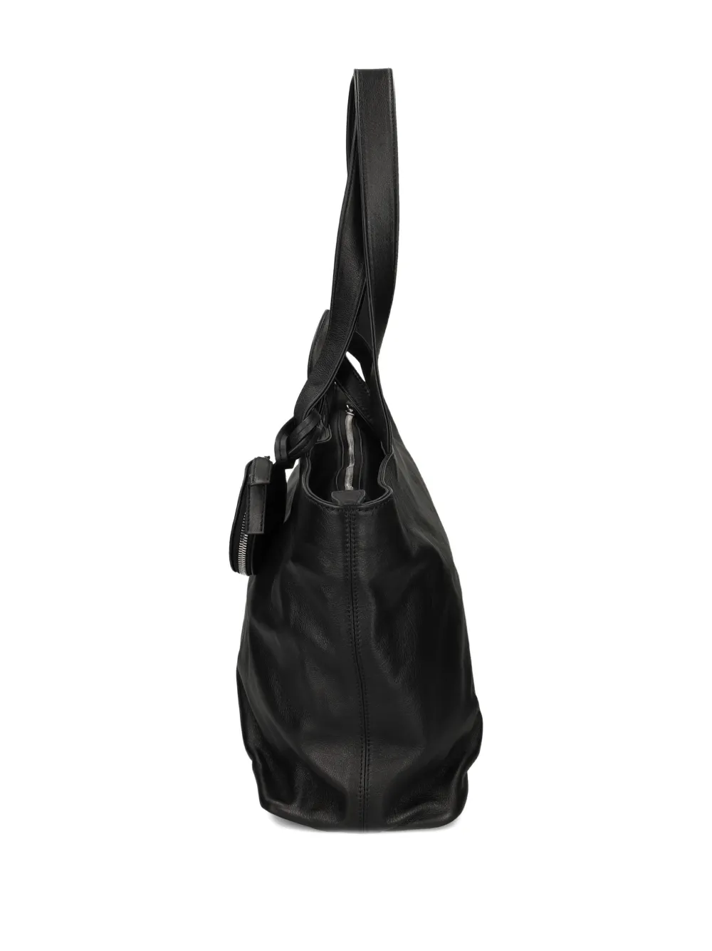 Vic Matie engraved-logo tote bag - Zwart