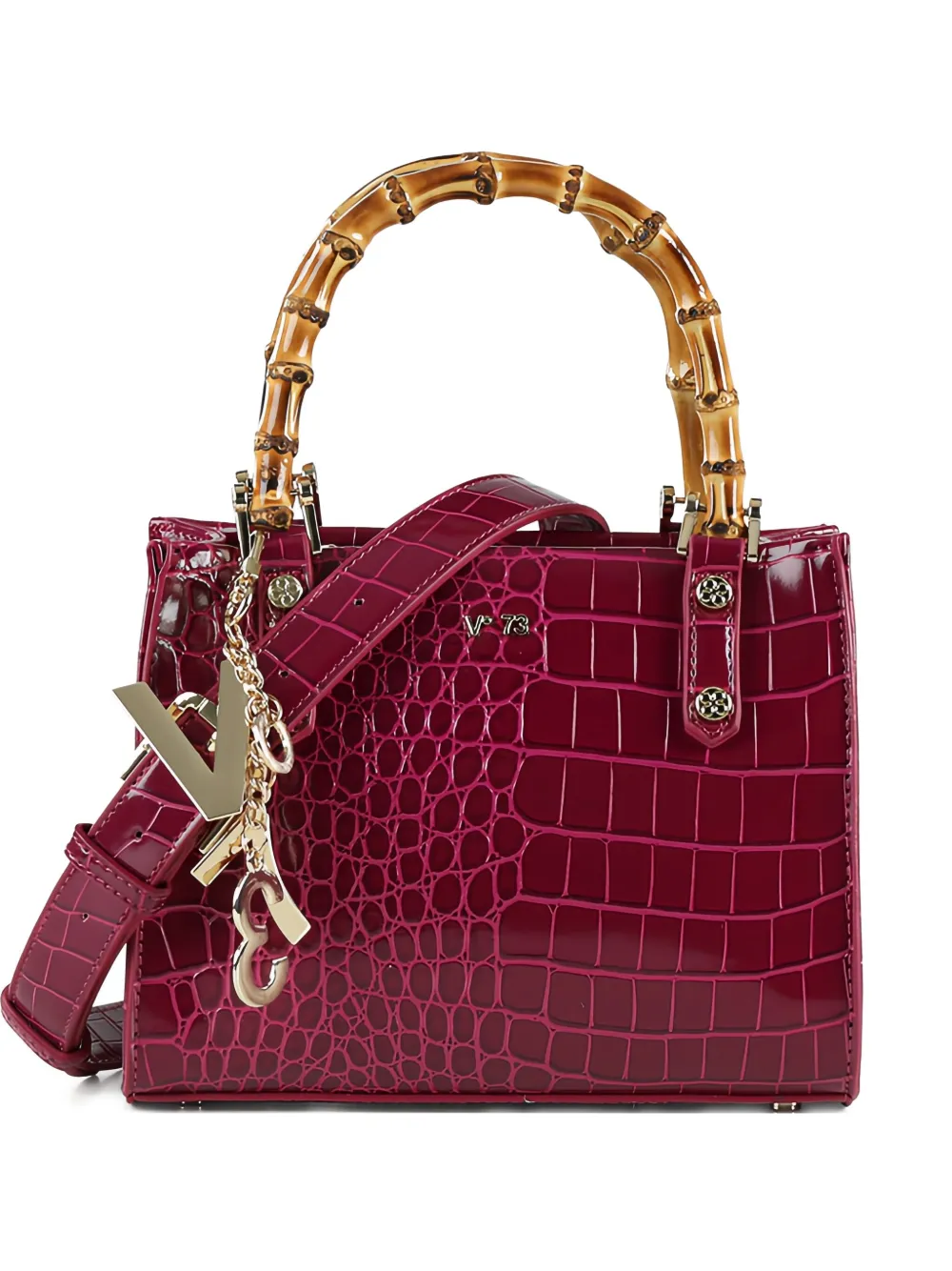 bamboo-handle cross body bag