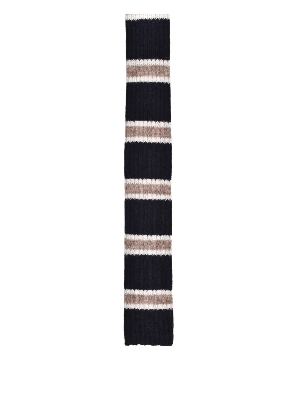 Brunello Cucinelli Wollen stropdas Zwart