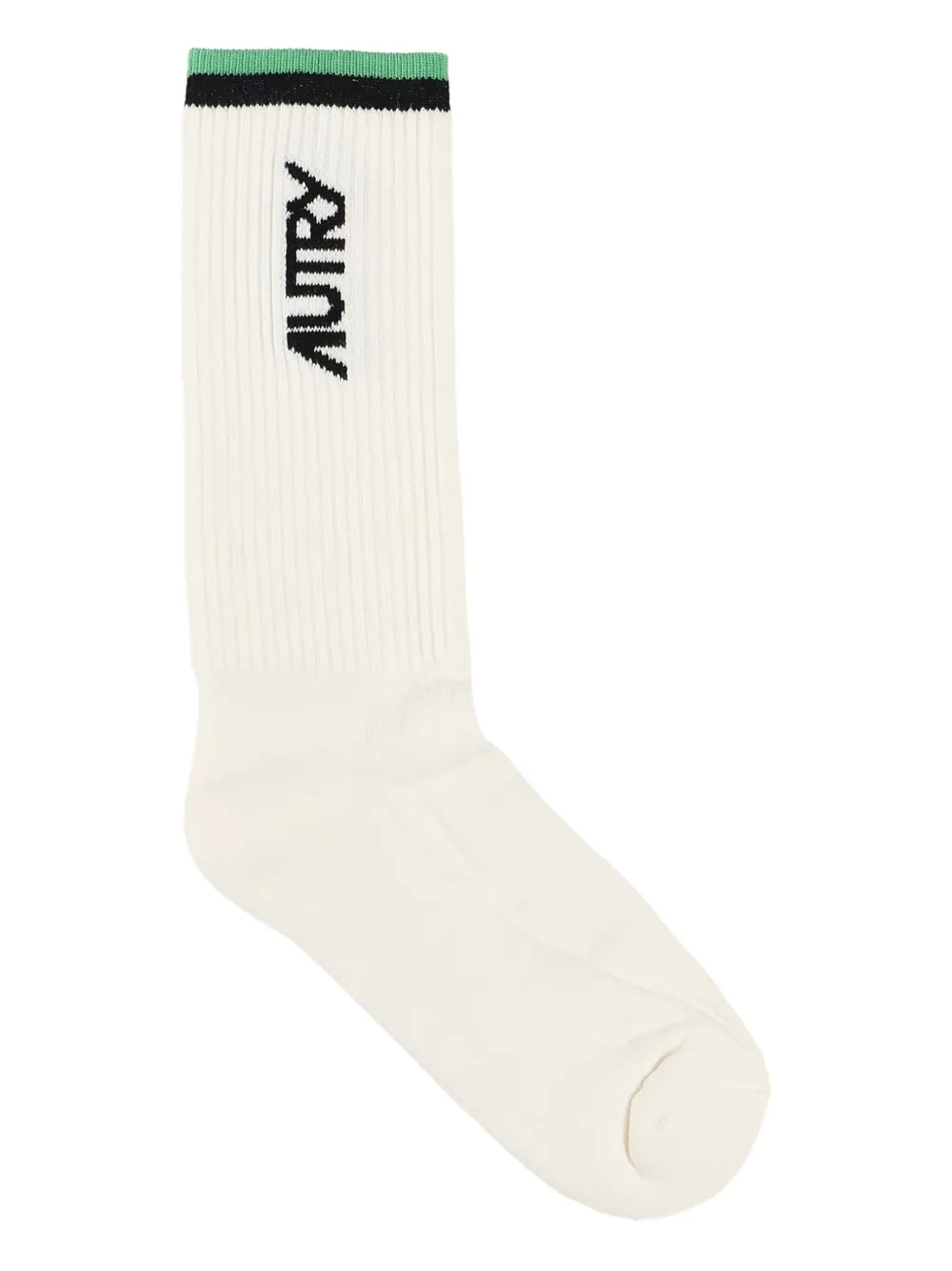 Autry ribbed-cuffs socks | White | Image 1