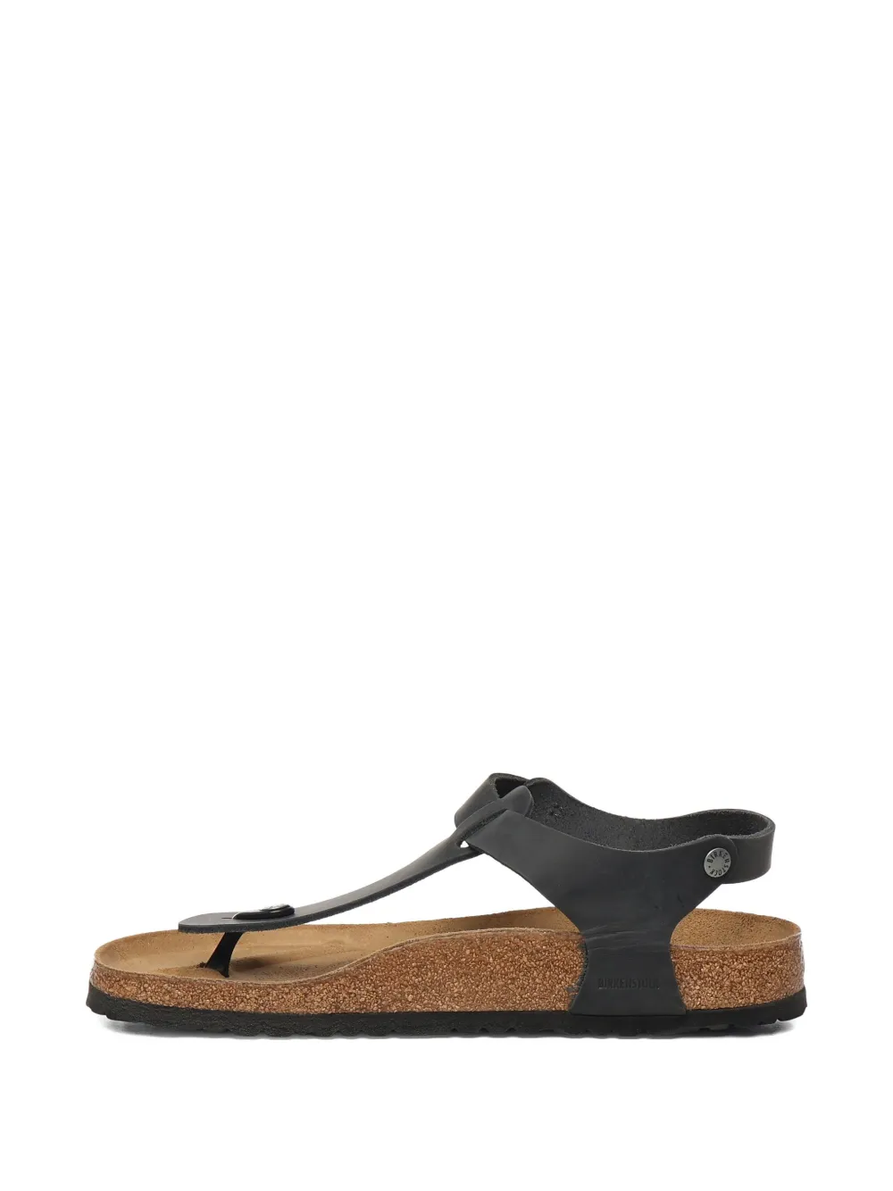 Birkenstock leather-buckle sandals Black
