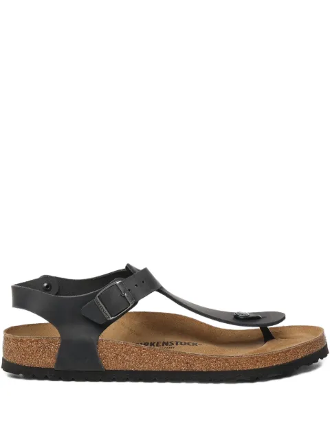 Birkenstock leather-buckle sandals