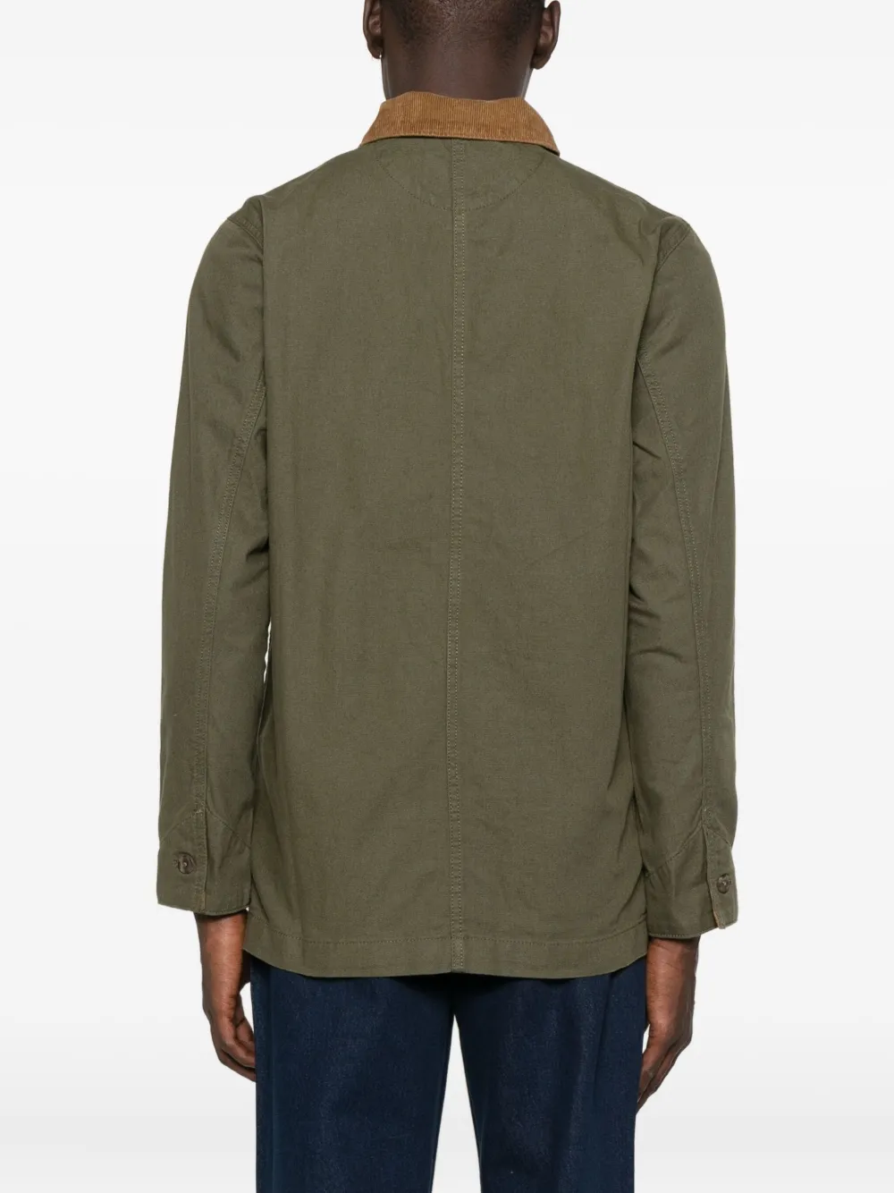Patagonia Point Reyes corduroy-collar button-front jacket Groen